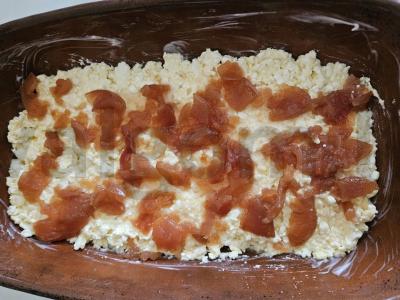 Varškės apkepas su uogų sluoksniu Žingsnis 4