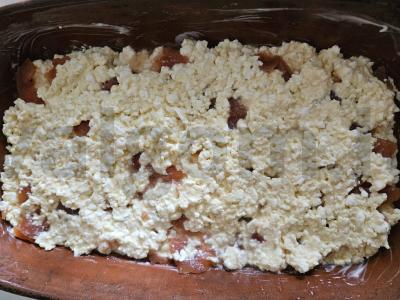 Varškės apkepas su uogų sluoksniu Žingsnis 5