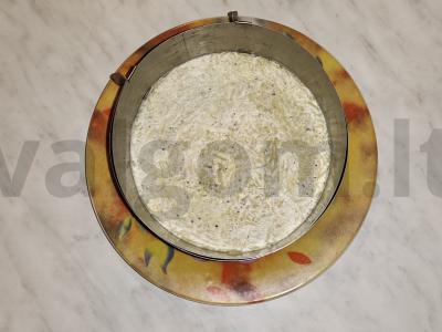 Sluoksniuotas salotas „Skumbrija po kailiu“ Žingsnis 8