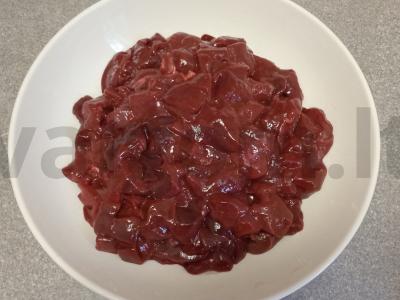 Kepeninė dešra su antis riebalais ir vištienos faršu Žingsnis 1