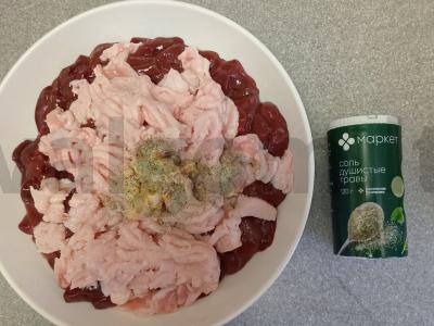 Kepeninė dešra su antis riebalais ir vištienos faršu Žingsnis 5