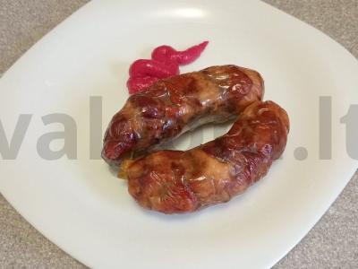 Kepeninė dešra su antis riebalais ir vištienos faršu pagrindine nuotrauka