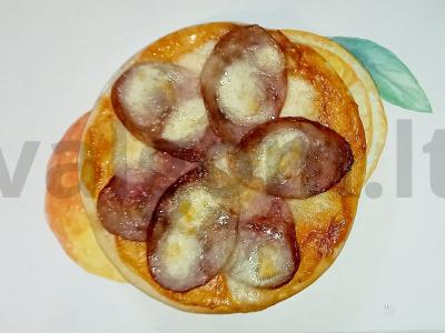 Pica su dešra ir mozzarella-mini pagrindine nuotrauka