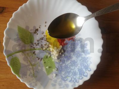 Aštrus užkandis „Pomidorai su kmynais“ Žingsnis 5