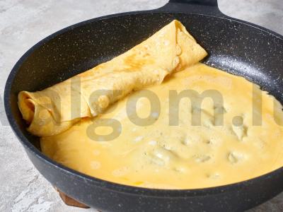 Omeletas „Tamaго-jaki“ japoniškai Žingsnis 8