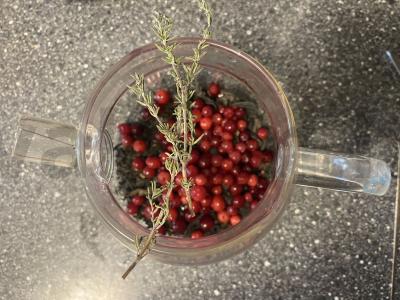 Brusnicų arbata Žingsnis 2