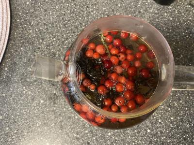 Brusnicų arbata Žingsnis 4