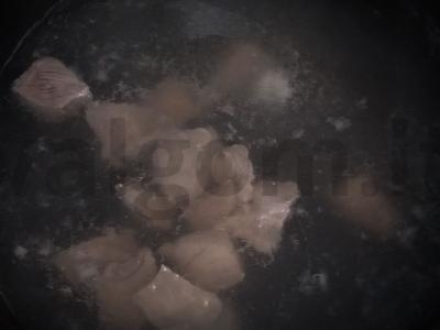 Raudonasis ryžiai su mėsa ir grybais Žingsnis 3