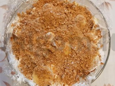 Meduolinis tortas su bananas Žingsnis 4