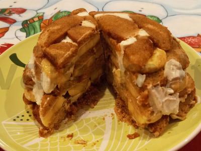 Meduolinis tortas su bananas pagrindine nuotrauka