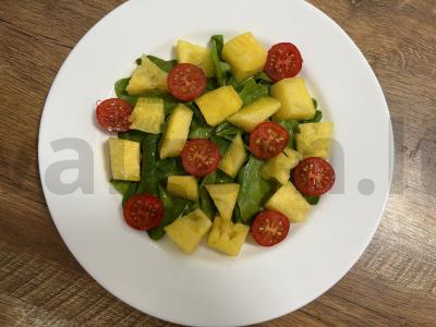 Salotos su špinatais ir arbūzu Žingsnis 4