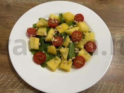 Salotos su špinatais ir arbūzu Žingsnis 6