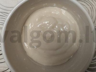 PP keksiukas iš minkšto varškės be orkaitės su stevija Žingsnis 3