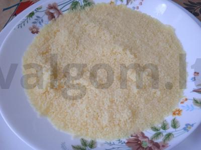 Kuskuso, bekono ir daržovių dubuo Žingsnis 2