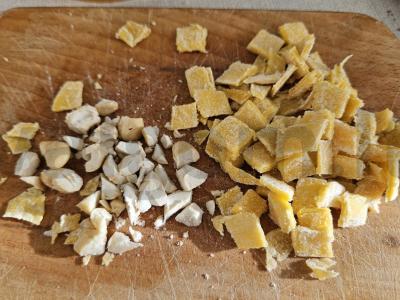 Varškės ir medaus trifle desertui Žingsnis 2