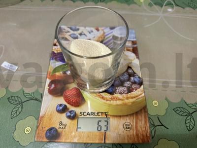 Manų košė augaliniame piene Žingsnis 2