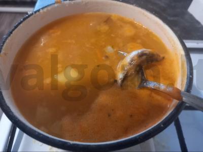 Pšenių sriuba su silkėmis Žingsnis 5