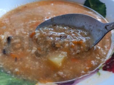 Pšenių sriuba su silkėmis pagrindine nuotrauka