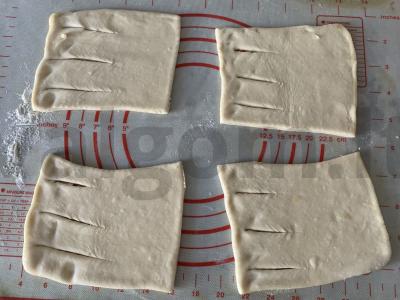 Sluoksniuotos bandelės su mėlynių džemu Žingsnis 5