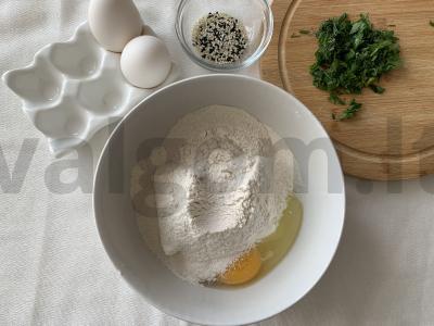 PP varškės bandelės su žolelėmis Žingsnis 3