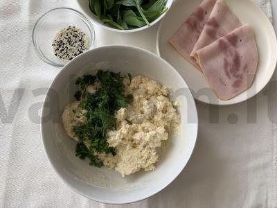 PP varškės bandelės su žolelėmis Žingsnis 5