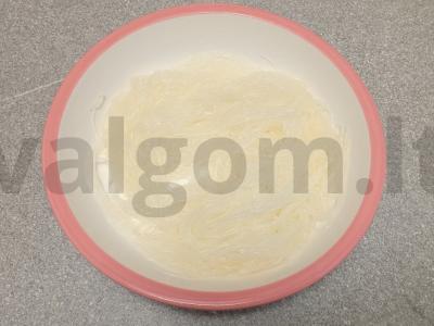 Aštrus funčozas su krevetėmis ir enoki grybais Žingsnis 2