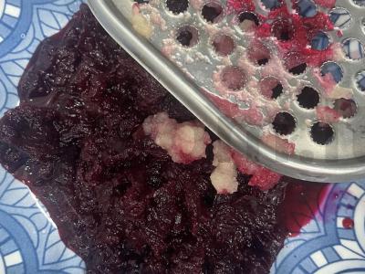 Burokėlių užtepas su varškės sūriu Žingsnis 2