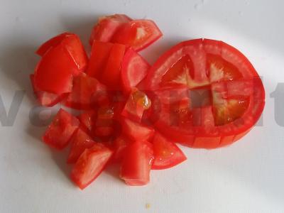 Kiaušinienė su pomidorais ir sūriu Žingsnis 1