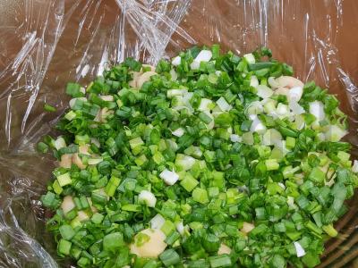 Salotas „Gribų pievelė“ Žingsnis 6