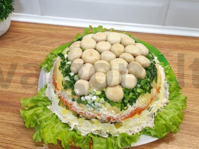 Salotas „Gribų pievelė“ Žingsnis 13