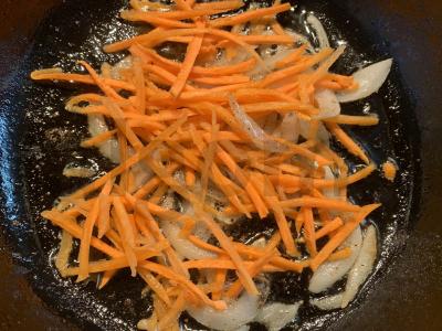 Grikių patiekalas azijietišku stiliumi vakarienei Žingsnis 4