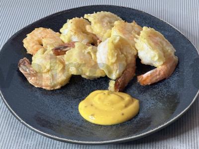 Tigro krevetės tešloje per 20 minučių pagrindine nuotrauka