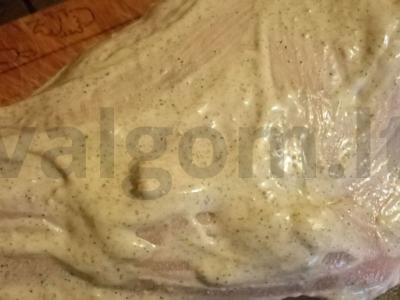 Kepta šoninė su česnaku ir garstyčiomis Žingsnis 5