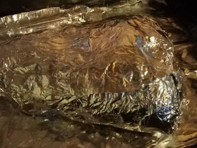 Kepta šoninė su česnaku ir garstyčiomis Žingsnis 7