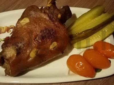 Kepta šoninė su česnaku ir garstyčiomis pagrindine nuotrauka