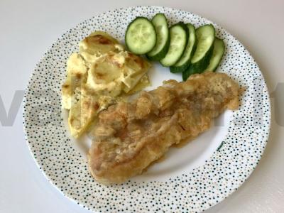 Žuvėdra, kepta džiūvėsėliuose pagrindine nuotrauka