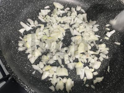 Kepti kvadratėliai su vištienos faršu Žingsnis 2