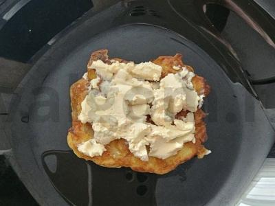 Kopūstų kotletai su kreminiu sūriu ir kiaušiniu Žingsnis 8