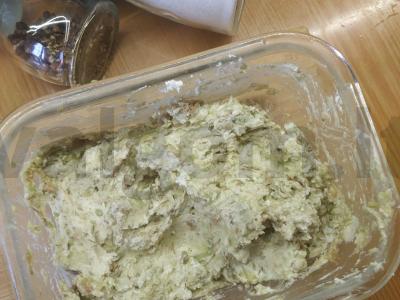 Avokadų užtepas su varškės sūriu Žingsnis 3