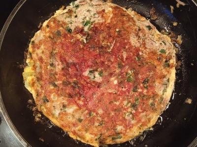 Baltymų pusryčiai su tunu ir kiaušiniu Žingsnis 6