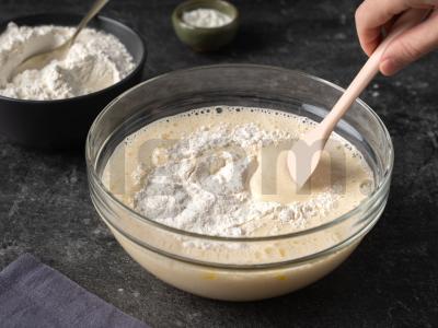 Obuolių ir apelsinų šarlotė Žingsnis 2