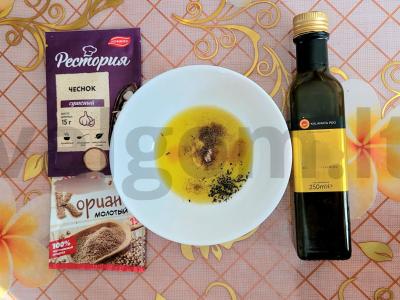 Lengva daržovių salotos „Graikiškai“ Žingsnis 6