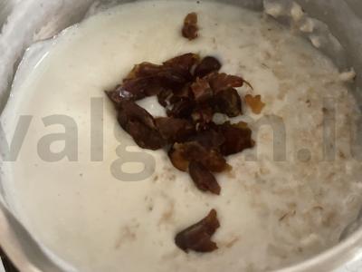 Avižų košė su džiovintais vaisiais pusryčiams Žingsnis 6