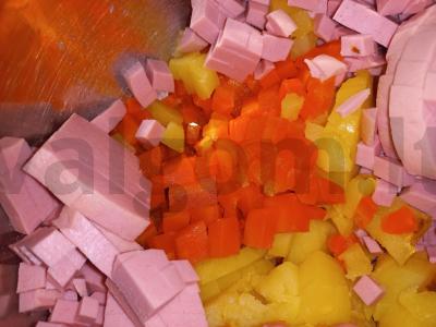 Olivje su naminiu majonezu Žingsnis 2