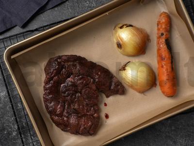 Sraigės su mėsos sultiniu Žingsnis 1