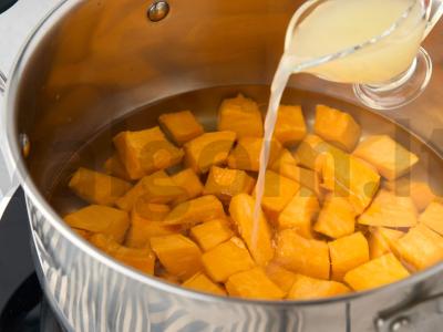 Cukatai iš moliūgo be cukraus Žingsnis 3