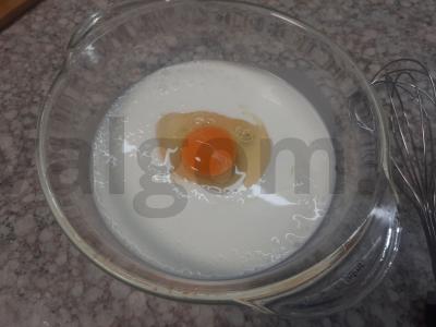 Blynai su jogurtu Žingsnis 1