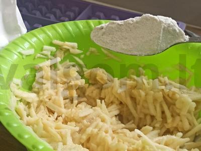 Obuolių vafliai iš žaliųjų grikių miltų Žingsnis 3