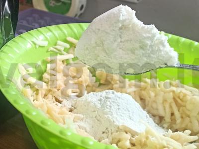 Obuolių vafliai iš žaliųjų grikių miltų Žingsnis 4