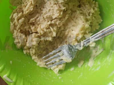 Obuolių vafliai iš žaliųjų grikių miltų Žingsnis 5